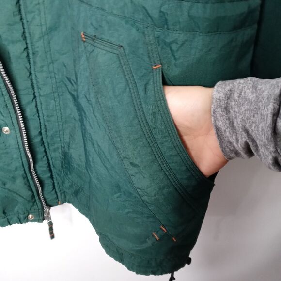 Vintage 80's Nike big logo long jacket size large - Picture 12 of 14